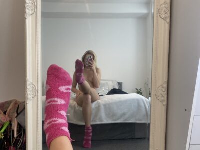 Розовые носочки с запахом